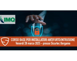 Corso base IMQ per installatori impianti allarme e intrusione